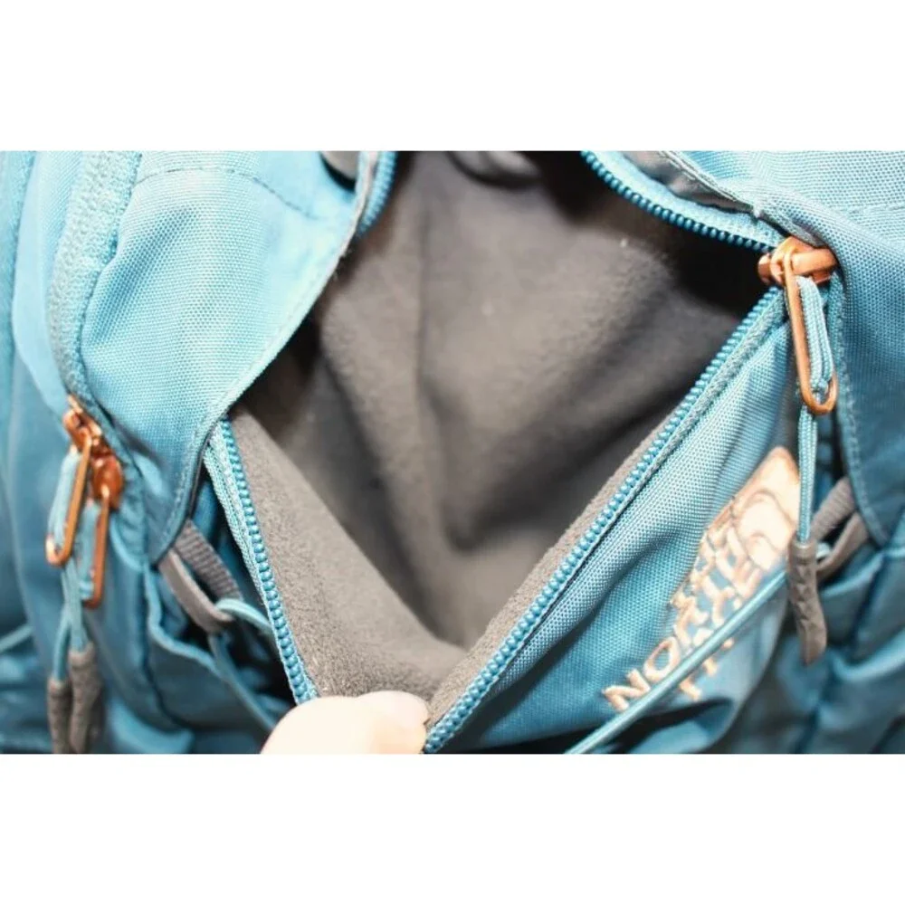 Incredible Smokey Blue North Face FleXVent Borealis Backpack w/Rare Zips EUC!